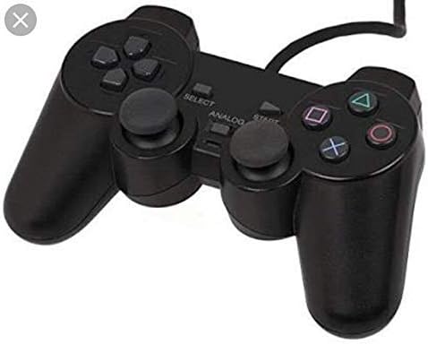 Kakooze Ps2 Wired Dualshock Remote Controller For Playstation-2 Generic (Black)
