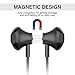 Picun Bluetooth Headphones, V4.1 Wireless Headphones 10 Hrs Battery IPX5 Waterproof Sport Wireless Earbuds with HD Mic, Comfort Premium Stereo Sound Earphones Magnetic for Running (Black)