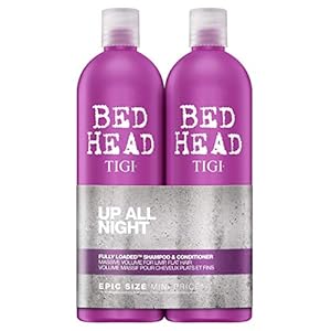 Bed Head by Tigi Fully Loaded Volume Shampoo and Conditioner for Fine Hair 2 x 750 ml