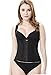 Everbellus Women's High Elastic Waist Trainer Vest Corset for Weight Loss Steel Boned Body Shaper Black XX-Large