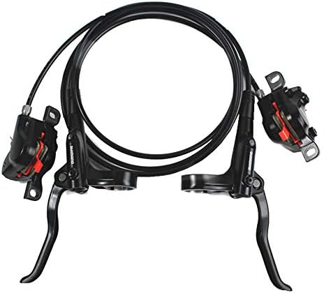 O9qie MT200 Brake Bicycle Bike Hydraulic Disc Brake Set Clamp Mountain Bike Hydraulic Disc Brake Rust Resistance Lining Bicycle Gear Accessory