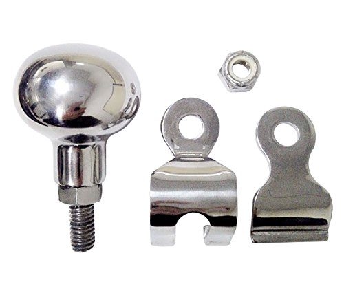 XIAMEN OCEANGATE Aisi 304 Stainless Steel Marine Sport Boat Steering Wheel Maneuvering Knob