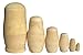 6inch Set of 6pcs Unpainted Blank Russian Nesting Doll Matryoshka DIY Wooden Gift