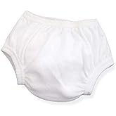 Baby Jay 100% Cotton White Diaper Cover for Boy/Girl 0-3-6-12-18 Months