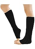 Leg Warmer, V28 Women Ladies Girl Fashion Warm Winter Ribbed Cable Knit Crochet