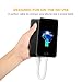 EasyAcc Lightning USB Cable PocketLine MFi Certified Cable Apple Short Silicone Cable for iPhone X 8 Plus 7 6 6s Plus 5s 5 iPad Air 2 Mini 4 3, 0.5ft/15cm