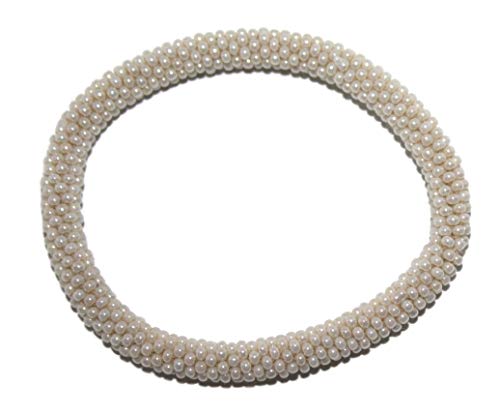 goldenlines Crochet Glass Seed Bead Bracelet Boho Bracelet Nepal Bracelet SB92