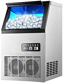 220v Commercial Ice Machine Ice Machine, Large Square Ice Cube Machine, Automatic Cleaning, Blu-Ray Sterilization, One-Piece Foaming, Fast Ice in 12 Minutes, Adjustable Ice Thickness