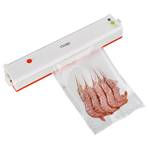 Click Here to See More Images TTOBS Automatic Food Vacuum Sealer, Vacuum Packing Machine System for Food Preservation with Bag Kits