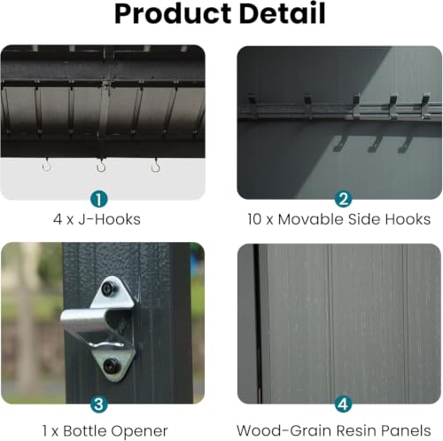 Domi 9x10 FT Hardtop Grill Gazebo Review: Permanent BBQ Canopy with Steel Roof image 24