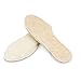 LAMBAA Sheep Wool Fleece Insoles White 6 Women/4 Men
