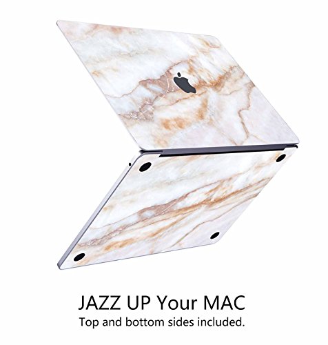 Digi-Tatoo Vanllia Marble MacBook Skin Decal Cover for MacBook Pro 15 inch (w/CD-Drive, Model A1286), Full Body Protective, Removable and Anti-Scratch Vinyl Skin