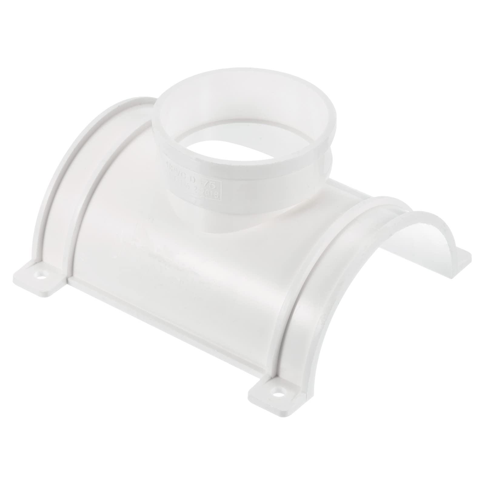 PATIKIL 110x75mm ID PVC Pipe 3-Way Saddle Tee Kit, 1 Pack Fitting Tube Connector Adapter Junction for Garden Irrigation