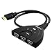 HDMI Switch 3 to 1-3 Ports hdmi Switch/3 Port-3 Way HDMI Switch with Cable-HDMI Switch 3 in 1 out-3x1/1x3 HDMI Switcher Support 2160P 1080P 720P 1.4Ver 4K to 2K 3D for PS4 PS3 Xbox and All HD TV