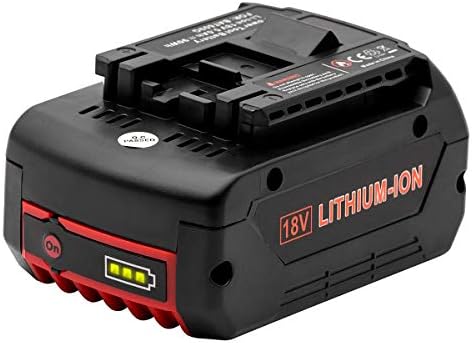 Vinso 18V 5.0Ah Li-ion Replacement for Bosch GBA BAT609 BAT609G BAT619 BAT621 BAT620 Cordless Drill Power Tool Extended Capacity with LED Indicator