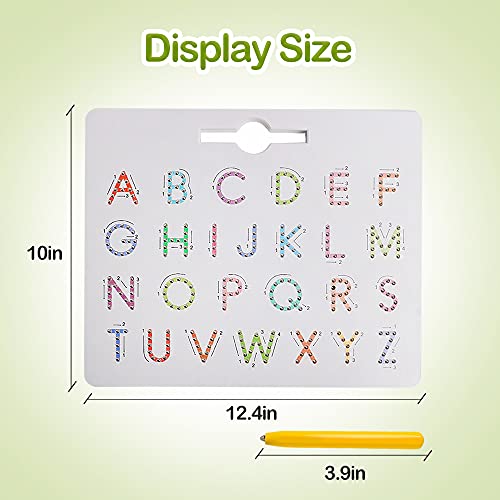 RAEQKS Letters Alphabet Tracing Board DoubleSided ABC