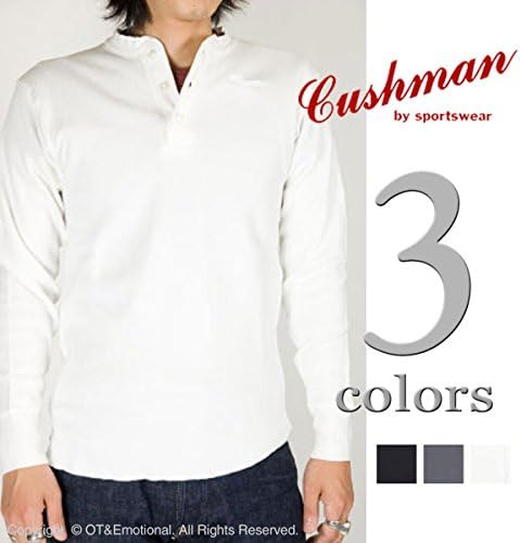 Amazon Cushman クッシュマン オールドワッフルロンtヘンリーネック 服 ファッション小物 通販