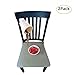 Waterproof Dining Chair Cover Protector - Pack of 2 - Perfect For Pets, Kids, Elderly, Restaurants, Party - Machine Washable, Elastic, Removable, Premium Quality, Clean the Mess Easily (Medium Brown)