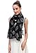 Lina & Lily Vintage Camera Print Scarf Lightweight (Black)