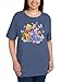Disney Women Plus Size T-Shirt Winnie The Pooh (Heather Grey, 2X)