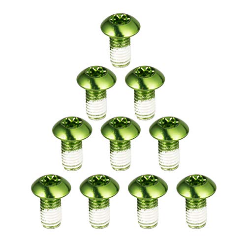ANTS Choose Bike Green Disc Brake Rotor Bolts Screws