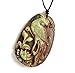 Green Purple Natural Stone Phoenix Amulet Pendant