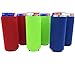 Slim Can Sleeves - Set of 6 Can Neoprene Beverage Coolers (6Pack - Classic)