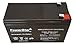 PowerStar WKA12-7.5F Sealed Battery Replacement for 12V 7.5AH 8ah 9AH F2/F1