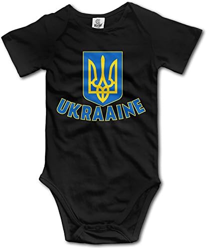 BODYSUIT Ukraine Coat of Arms Baby Boys Girls Cotton Comfortable Sweet Short Sleeve Climb Clothes Romper.Climb Jumpsuit