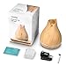 VicTsing 500ml Aromatherapy Essential Oil Diffuser, Ultrasonic Aroma Cool Mist Humidifier with Reduce Noise Design, 7 Colors LED Lights and Waterless Auto Shut-off for Home Office Bedroom -Wood Grain
