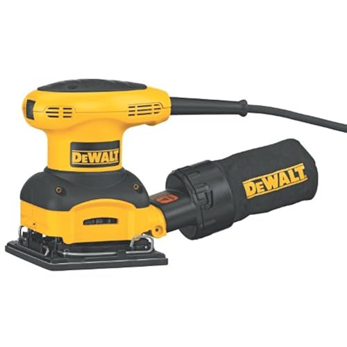 DEWALT D26441K 2.4-AMP Orbital 1/4-Sheet Sander with Cloth Dust Bag Tools & Home Improvement, Power & Hand Tools, Power Tools, Sanders, Sheet Sanders
