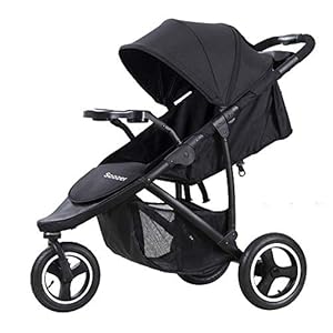 Scozer Stroller with Dining Plate and Cup Holder Big Storage Basket,Adjustable Awning, Variable Seat and Recliner…