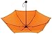 Fidus Ultra light Mini Compact Travel Umbrella – Windproof Portable Parasol Sun & Rain Outdoor Golf Umbrella With 95% UV Protection for Women Men Kids-orange