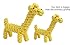 Tough Dog Puppy Rope Giraffe Toy Cotton Dental Teaser Chew Toys for Pet Small to Large Breed Teeth Cleaning PUPTECK