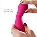 OOPSIX Cordless Electric Personal Womens Mini with 9 Power Vibration, Handheld Rechargeable Body Wand Massager for Back Muscle Relief Rose Purple