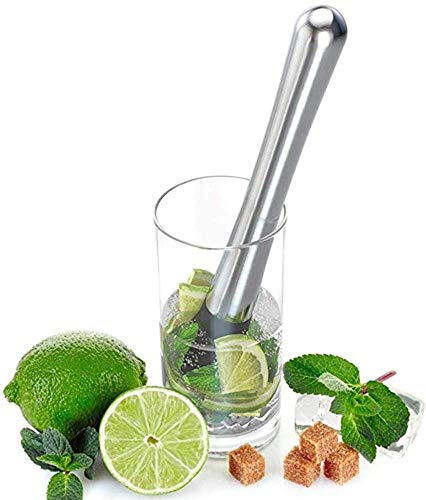 LKNJLL Barkeeper Kit mit Espresso Bambus Stehen Cocktail Shaker-Set mit Bar-Tools Edelstahl Boston Shaker Barkeeper Kit… – Bild 6