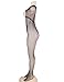 Women's Plus-Size Spandex Diamond Net Suspender Bodystocking (3XL)