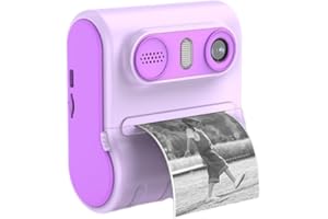 NOXOZOQM Upgraded Selfie Camera for Kids, Christmas Birthday Gift for Boys Aged 3-9, HD Digital Video Camera for Toddlers, Portable Toys for Boys Aged 3 4 5 6 7 8 Years Old (Purple)