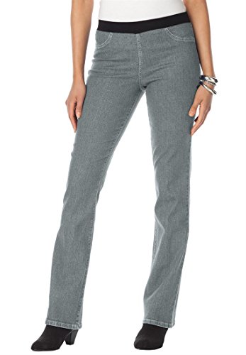 stretch denim bootcut leggings