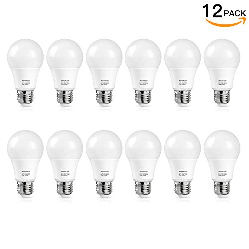 A19 LED Bulb 100W-125W Equivalent, SHINE HAI LED Light Bulbs 13W, 1500 Lumens, 3000K Warm White, E26 Medium Screw Base, Non-Dimmable, 12-Pack