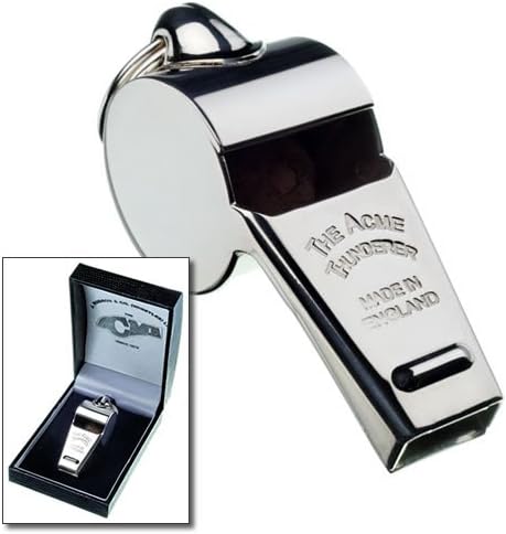 Silver Plated Acme Thunderer Whistle in Deluxe Presentation Box