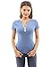 PattyBoutik Women's Notch Neck Buttons Trim Top