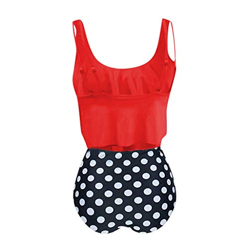AOJIAN Tankini Swimsuits for Women Plus Size,Tankini Bathing Suits for Women,Tankini Tops for Women Plus Size,Tankinis for Women,Tankinis for Teens Red - Thumbnail 3