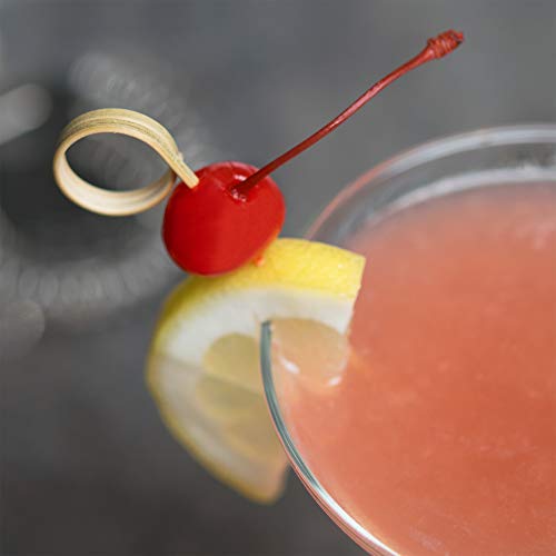 Regal Maraschino Cherry Variety Four Pack - Original, Passionfruit, Lemon, Lime Flavors. 50 Stemmed Cherries per 16oz Glass Resealable Jar. Perfect for Beverage Garnishes, Dessert Toppings and More! - Thumbnail 2