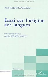 Essai sur l'origine des langues