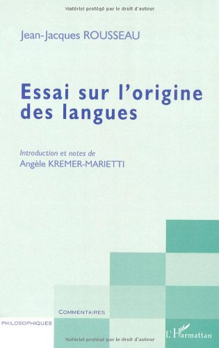 Essai sur l'origine des langues