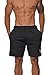 YoungLA Mens Workout Shorts Gym Athletic 111 Black M