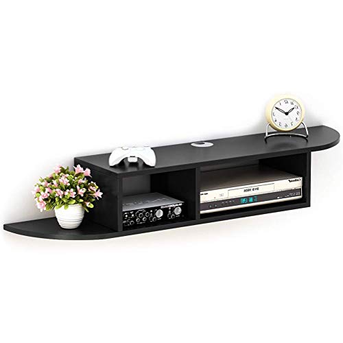 Tribesigns Wall Mounted Media Console, Modern Floating TV Stand Shelf