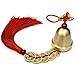 FIANUP Chinese Feng Shui Bell with 5 Coins for Wealth and Healthy Good Luck Car Home Hanging Pendant Wind Chime