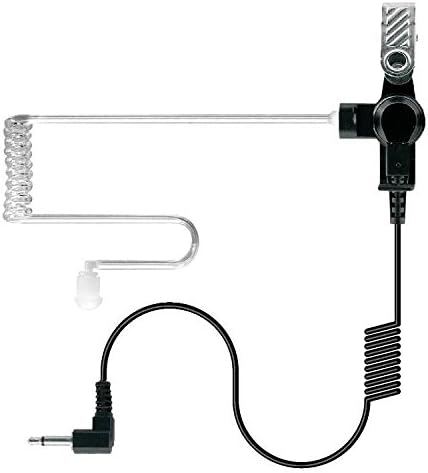 COVERT ACOUSTIC LISTEN ONLY EARPIECE FOR 2 PIN ICOM RADIO